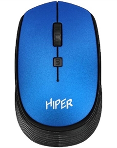 Мышь Wireless HOMW-083 1000-1600 dpi, оптическая, 4 кнопки, USB-приемник, 2,4 ГГц, синий Hiper