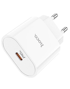 Зарядное устройство сетевое Hoco C94A 6931474762177 20Вт, 3А, QC3.0/PD, 1хType-C, белый, коробка