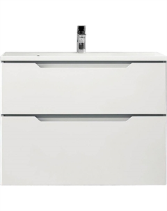 Тумба под раковину Wector 80 Wct.01.80/P/W/MD подвесная Белая Raval