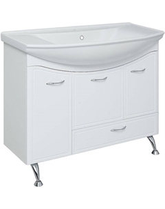 Тумба под раковину Севилья 105 00000000598 Белая Runo