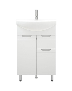 Тумба под раковину Лея 60 Z1 SD-00001491 Белая Corozo