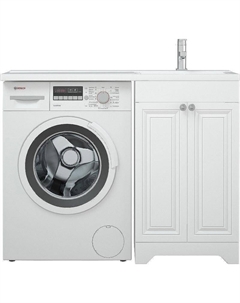 Тумба под раковину Леон 110 SD-00000890 Белая матовая Corozo