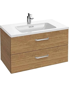 Тумба под раковину Vox 80 EB2078-R1-E16 подвесная Ореховое дерево Jacob delafon