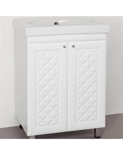 Тумба под раковину Канна 60 Люкс ЛС-00000726 Белый глянец Style line