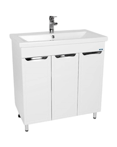 Тумба под раковину Лима 80 VLIM80CO-T3ST Белая Viant
