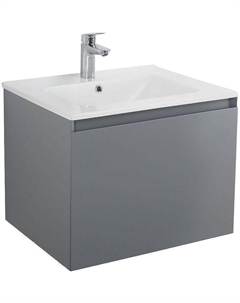 Тумба под раковину Latina 60 AM-Latina-600-1C-SO-GM подвесная Серая матовая Art&max