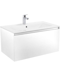 Тумба под раковину Latina 80 AM-Latina-800-1C-SO-BM подвесная Белая матовая Art&max