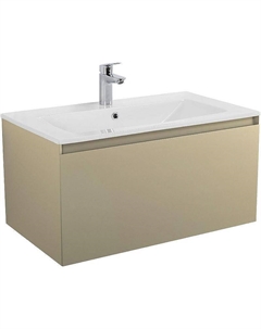 Тумба под раковину Latina 80 AM-Latina-800-1C-SO-BGM подвесная Серо-бежевая матовая Art&max