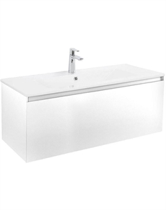 Тумба под раковину Latina 100 AM-Latina-1000-1C-SO-BM подвесная Белая матовая Art&max