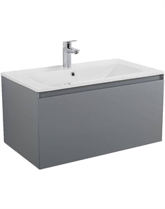 Тумба под раковину Latina 80 AM-Latina-800-1C-SO-GM подвесная Серая матовая Art&max