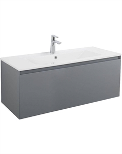Тумба под раковину Latina 100 AM-Latina-1000-1C-SO-GM подвесная Серая матовая Art&max