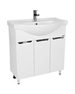 Тумба под раковину Лима 80 VLIM80ER-T3ST Белая Viant