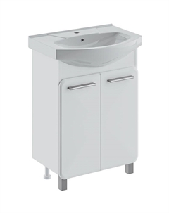 Тумба под раковину Эрика 60 00-00004147 Белая Runo