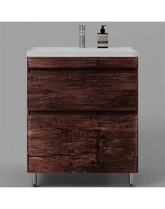 Тумба под раковину Атлантика 70 Люкс Plus СС-00002343 Старое дерево Style line