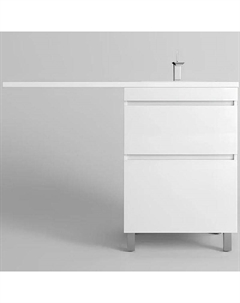 Тумба под раковину Даллас Леон 120 Люкс Plus СС-00002438 Белая Style line