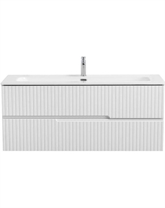 Тумба под раковину Duet-N 120 DUET-N-1200-2C-SO-FBS-P подвесная Ясень Белый Софт Cezares