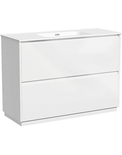 Тумба под раковину Libra Floor 120 LB120F-1W Белый глянец Sancos