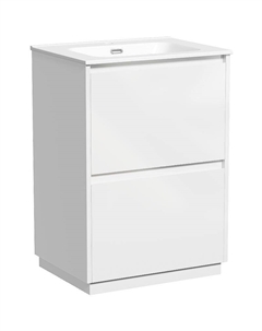 Тумба под раковину Libra Floor 60 LB60FW Белый глянец Sancos