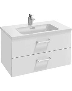 Тумба под раковину Vox 80 EB2078-R1-G1C подвесная Белая глянцевая Jacob delafon