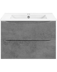 Тумба под раковину Mia Slim 60 VMC-2MC600S1BT подвесная Beton Vincea