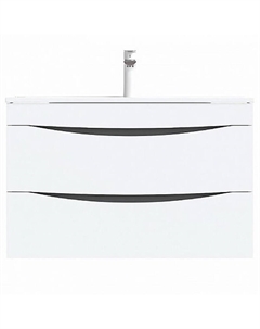 Тумба с раковиной Cloud 80 подвесная Белая Iddis