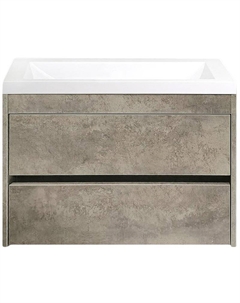 Тумба под раковину Family-900-2C-SO-CV подвесная Цемент Art&max