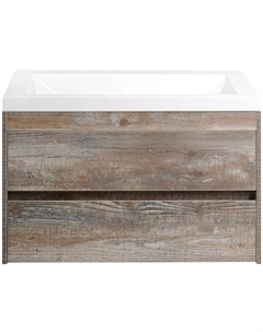 Тумба под раковину Family-900-2C-SO-PE подвесная Бетон Экзотик Art&max