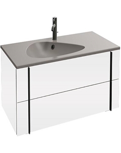 Тумба под раковину Nouvelle Vague 80 EB3030-G1C подвесная Белый лак Jacob delafon