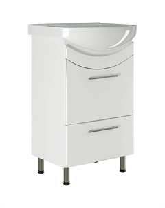 Тумба под раковину Радуга 52 523405 Белая Mixline