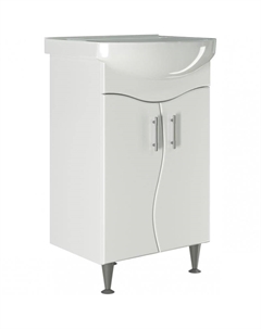 Тумба под раковину Ангара 52 528385 Белая Mixline