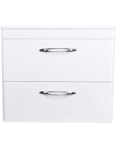 Тумба под раковину Каре 70 СС-00002269 Люкс Plus подвесная Белый Style line