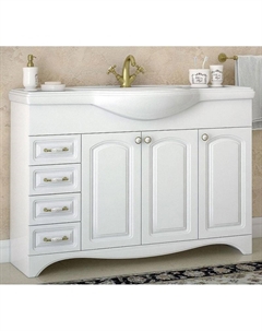 Тумба под раковину Классика 120 SD-00000370 Белая Corozo