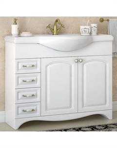 Тумба под раковину Классика 105 SD-00000315 Белая Corozo