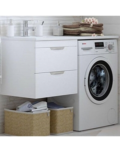 Тумба под раковину Алиот 120 SD-00000603 подвесная Белая Corozo