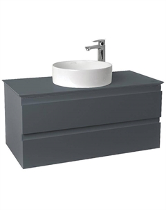 Тумба под раковину Madeleine 100 EB2084-J54 подвесная Серый матовый Jacob delafon