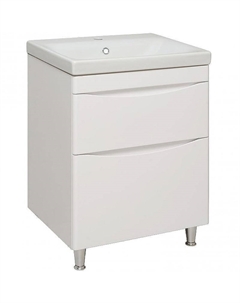 Тумба под раковину Афина 60 00-00001169 Белая Runo