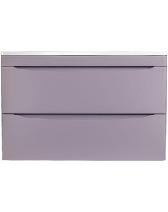 Тумба под раковину Бергамо 80 СС-00002323 подвесная Серая антискрейч Style line