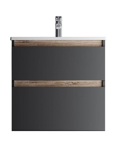 Тумба под раковину X-Joy 65 M85AFHX0652BM подвесная Черная матовая Am.pm.