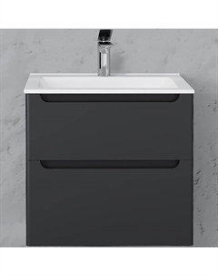 Тумба под раковину Sinergia 60 Sin.01.60/P/A подвесная Антрацит Laparet