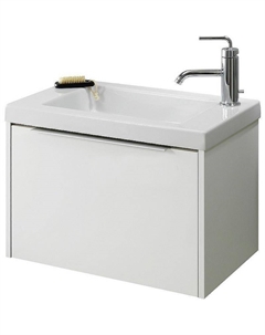 Тумба под раковину XS 60 EB466-J5 подвесная Белая глянцевая Jacob delafon