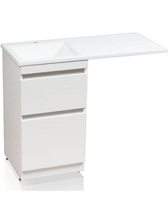 Тумба под раковину Даллас Люкс Plus 110 СС-00002347 Белая Style line