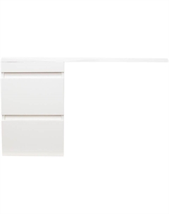 Тумба под раковину Даллас Люкс Plus 100 СС-00002349 подвесная Белая Style line