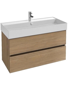 Тумба под раковину Tolbiac 100 EB2383-E75 подвесная Дуб Девас Jacob delafon