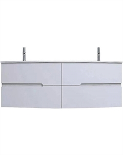 Тумба под раковину Nona 140 EB1891RU-G1C подвесная Белая глянцевая Jacob delafon