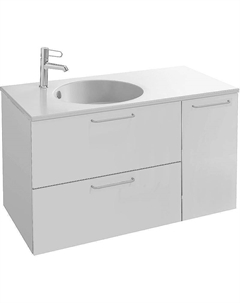 Тумба под раковину Odeon Rive Gauche 100 EB2544-R5-N18 подвесная Белая Jacob delafon