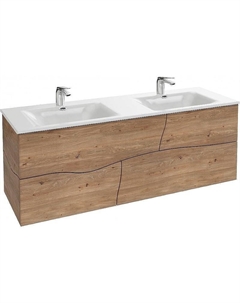 Тумба под раковину Sherwood 140 EB1835RU-P6 подвесная Натуральный дуб Jacob delafon