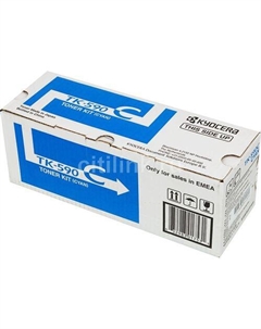 Картридж Kyocera TK-590C, голубой / 1T02KVCNL0