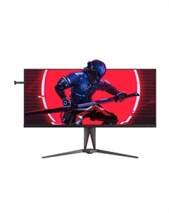 Монитор игровой AOC AG405UXC, 40", 3440х1440, 144 Гц, IPS, чёрный/серый Aoc