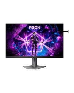 Игровой монитор AOC AGON 6 Pro AG276UZ, 27", 3840x2160, 240 Гц/480 Гц, Fast IPS, чёрный/тёмно-серый Aoc