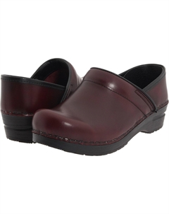Сабо Professional Cabrio, цвет Bordeaux Brush Off Leather Sanita